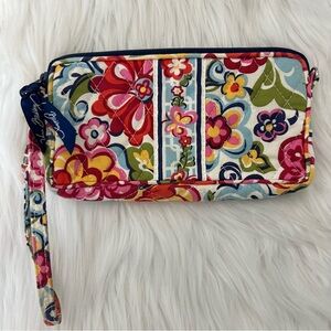 Vera Bradley Hope Garden Floral Wristlet Wallet Vibrant Multi Color